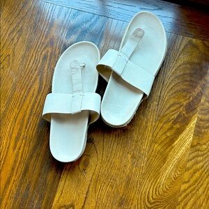 COM & SENS Lania leather Espadrille Sandal
 T-Strap Size 8.5